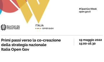 cartolina evento Primi passi verso la co-creazione della strategia nazionale Italia Open Gov