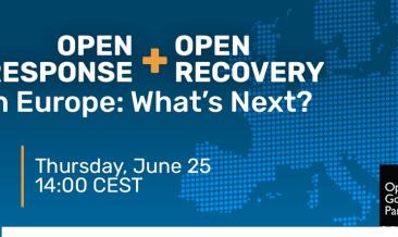 Cartolina dell'evento Open Response + Open Recovery in Europe