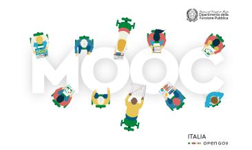 Grafica di persone che lavorano ad un tavolo