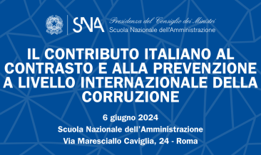 Il contributo italiano al contrasto e alla prevenzione a livello internazionale della corruzione