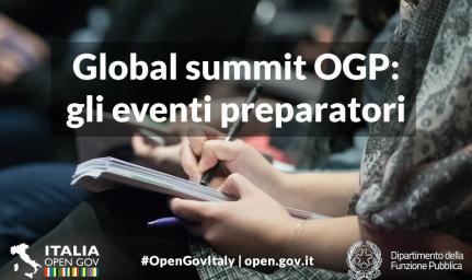 Global summit OGP, eventi preparatori