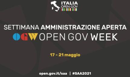 Cartolina della Open Gov Week/Settimana dell'Amministrazione Aperta