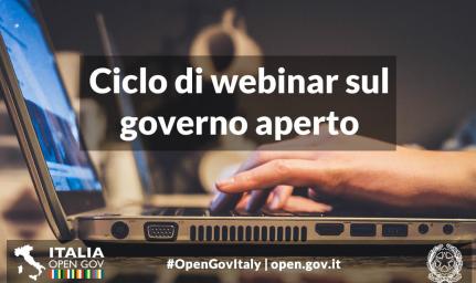 ciclo di webinar sul Governo Aperto