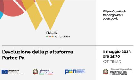 Grafica della OGW2023 e titolo del webinar