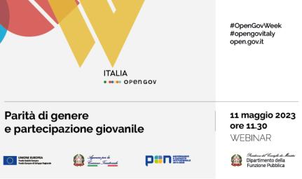 Grafica della OGW2023 e titolo del webinar