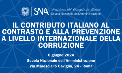 Il contributo italiano al contrasto e alla prevenzione a livello internazionale della corruzione