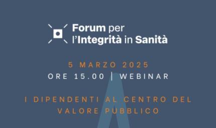 Logo Forum Intregrità in Sanità e dati evento
