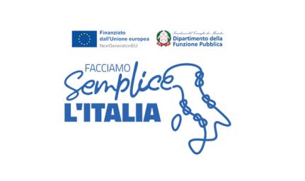Scritta Semplice l'Italia e lo stivale