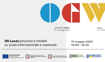 Logo OGW e titolo webinar OGLocal