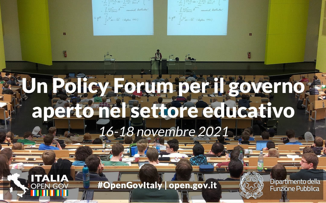 Un Policy Forum per il governo aperto nel settore educativo