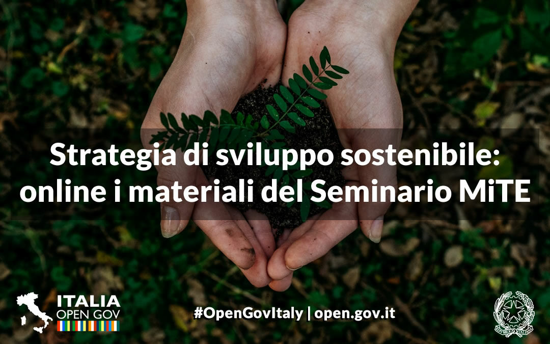 Online i materiali del seminario MiTE “Verso una cultura della sostenibilità: educazione e formazione come leve del cambiamento”