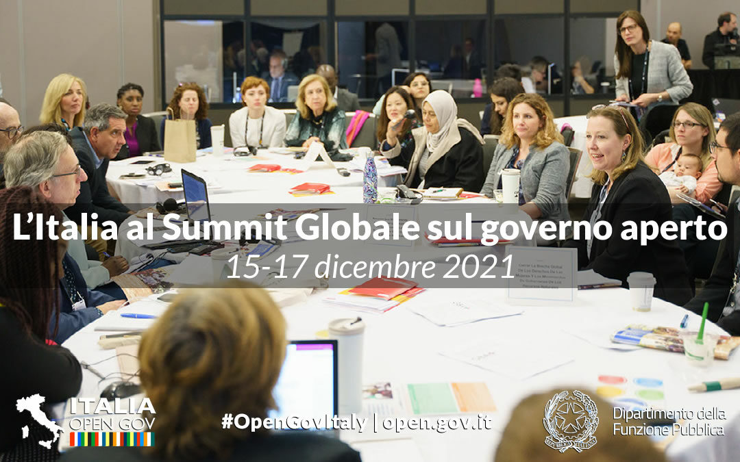 L’Italia al Summit Globale sul governo aperto (15 – 17 dicembre 2021)